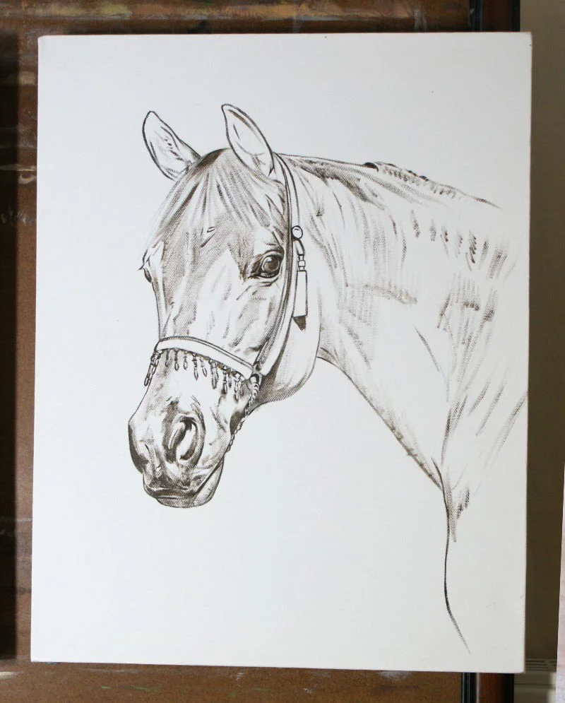 Kharisma’s Portrait – Layering in Progress