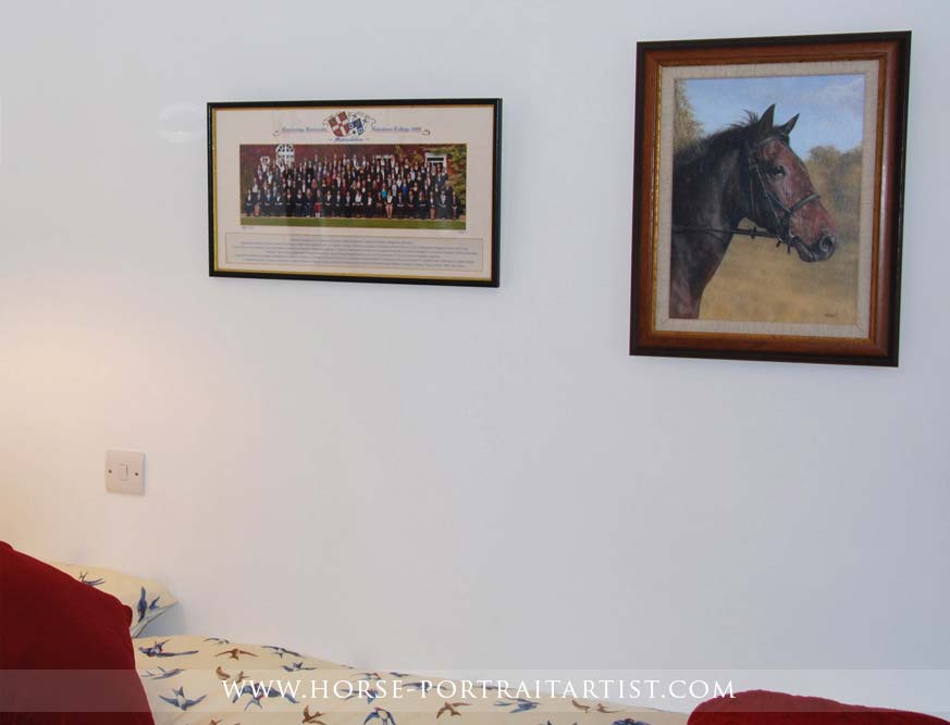 Horse Painting Framed