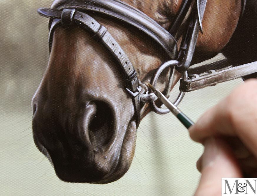 Horse Painting Detail