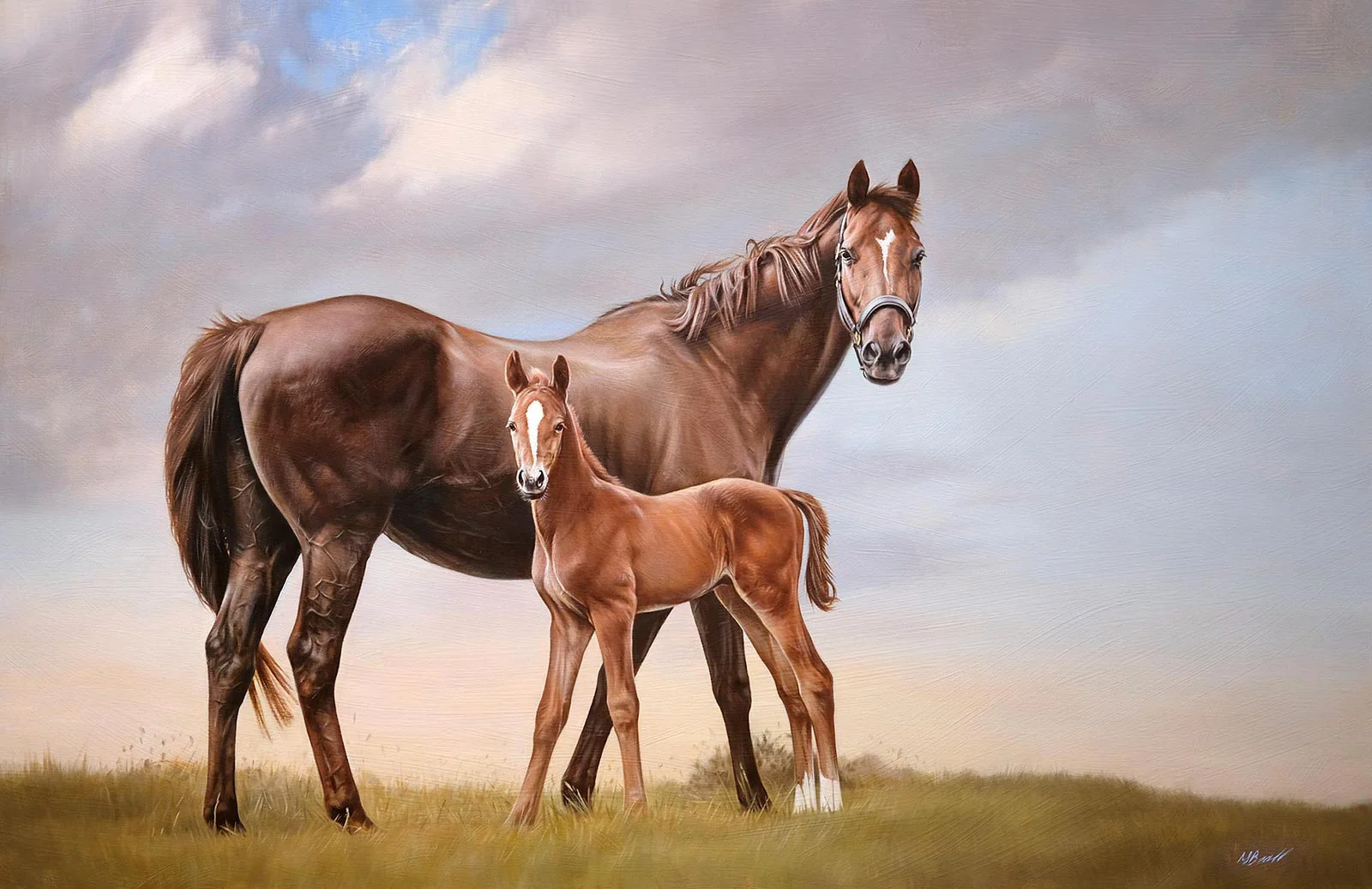 Horse Portraits in Oils By Nicholas Beall