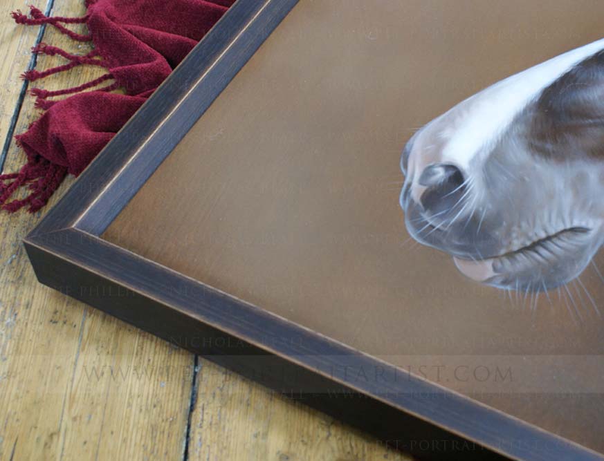 Horse Portraits in Oils on Canvas Framed