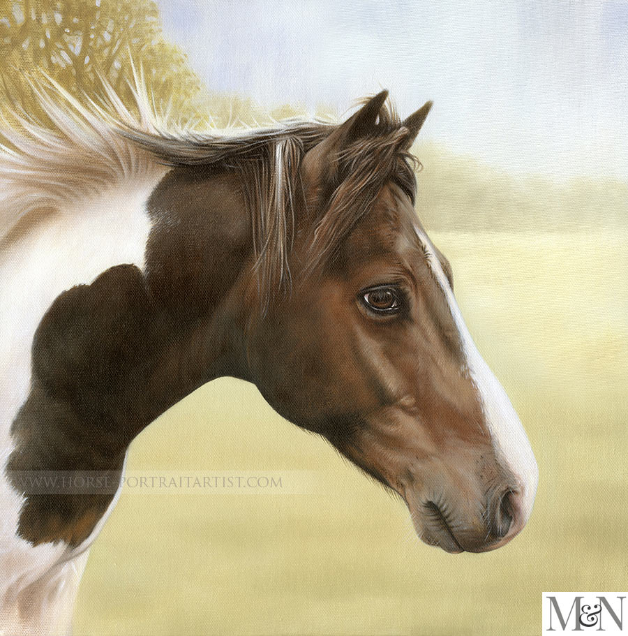 Horse Oil Painting by Nicholas Beall