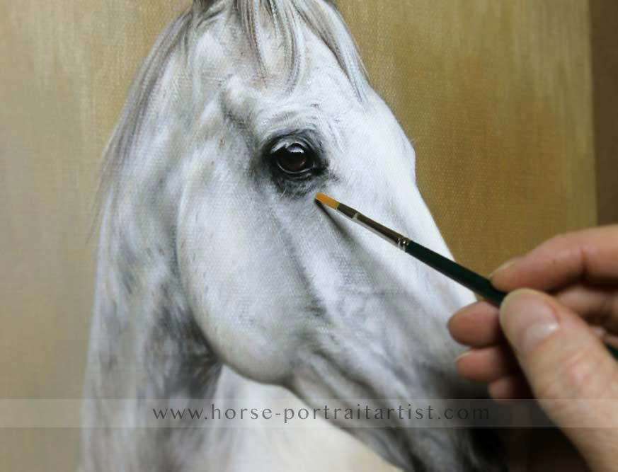 Oil Horse Portrait