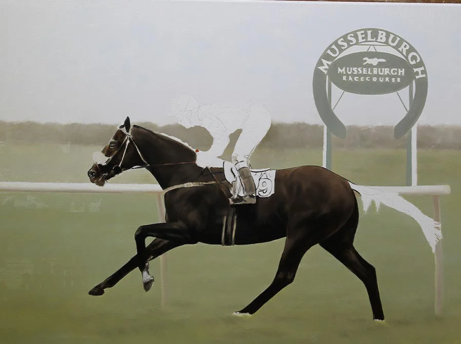 Merchant of Dubai in Oils – Progress Shot, adding depth Merchant of Dubai oil portrait in progress, showing the application of color and texture