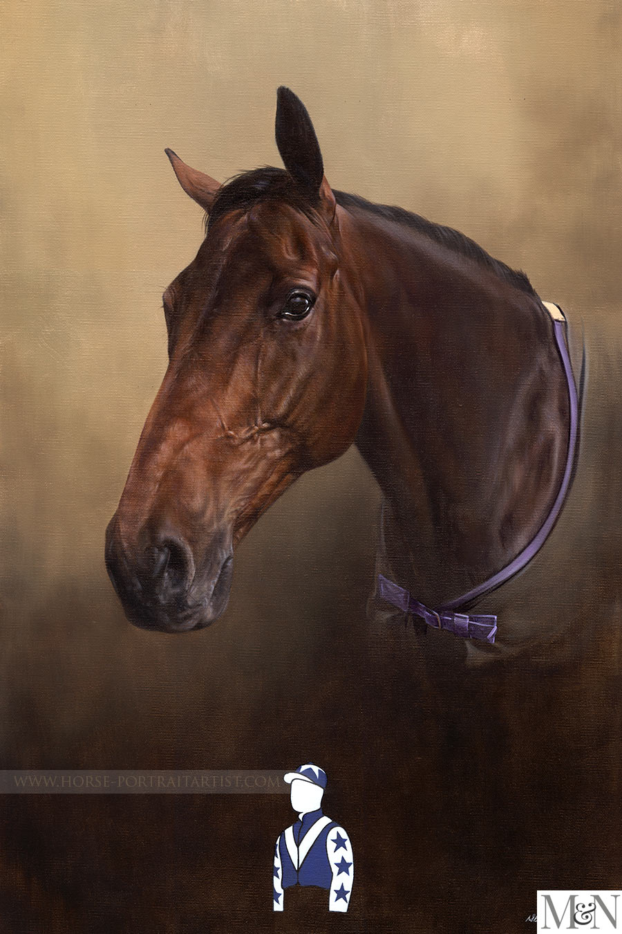 Retired Race Horse Portraits by Nicholas Beall