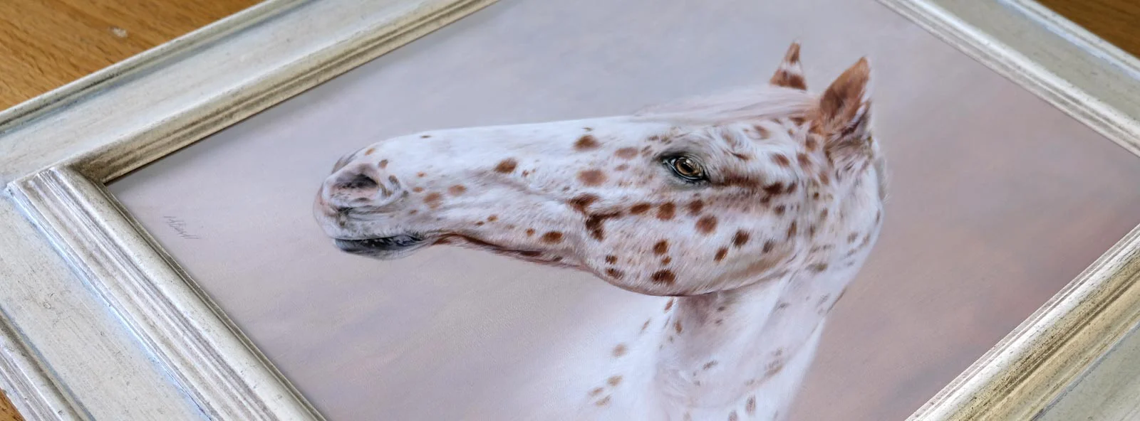 Horse Portraits in Oils Framed By Nicholas Beall