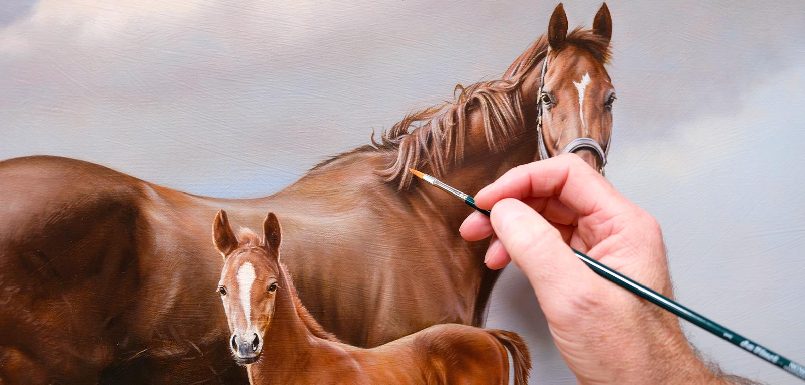 Horse Oil Pet Portraits