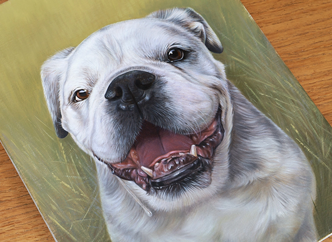 Memorial oil portrait by Nicholas Beall.