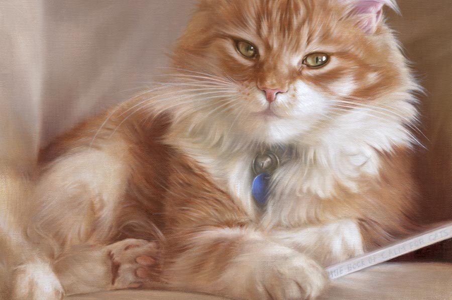 Full Body Plain Background Oil Paintings