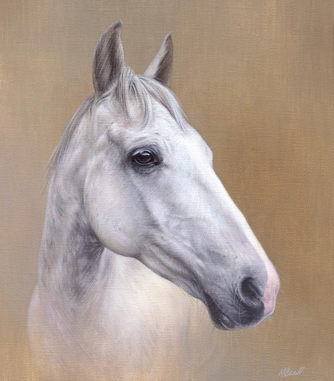 Oil painting of a Horse