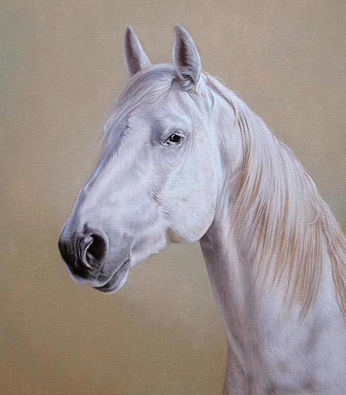 Oil painting of a Horse