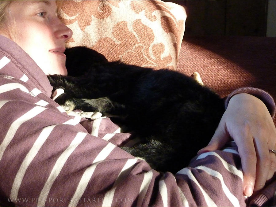 Lily Having a Cuddle