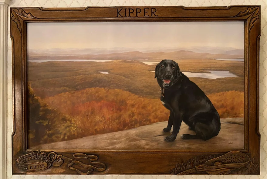 Another Oil Portrait from the Harlan Crow Collection Another perspective of a Nicholas Beall oil painting from the Harlan Crow collection, showcasing the intricate brushwork and realism.